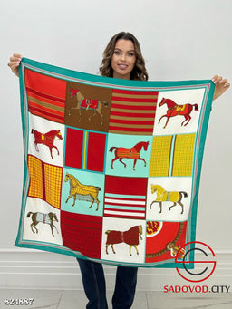 Платок женский с рисунком