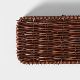 Корзинка для подачи Доляна «Огайо» 27×10×5 см, прямоугольная, цвет коричневый