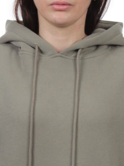 2610 GRAY GREEN Толстовка женская (85% хлопок, 10% полиэстер, 5% спандекс) - Fashion фото 4