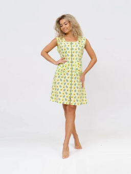 Халат женский, цвет зеленый