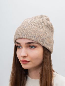 Шапка SEEBERGER арт. 18206-0 TURN-UP BEANIE (песочный)