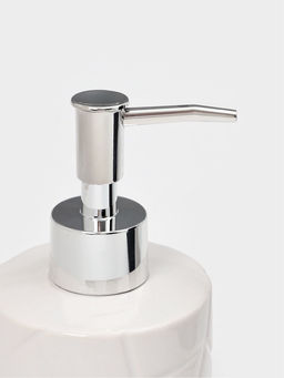 Набор для ванной Fantasy, 2 предмета, дозатор для мыла, стакан, белый