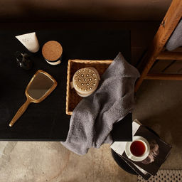 Полотенце махровое Экономь и Я 70х140 см, цвет серый, 100% хлопок, 350 гр/м2  фото 8