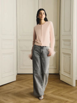 Джинсы wide leg с высокой посадкой / Zarina