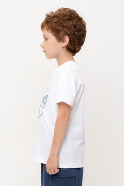 КР 302751/белый к566 фуфайка (футболка) для мал - Crockid фото 4