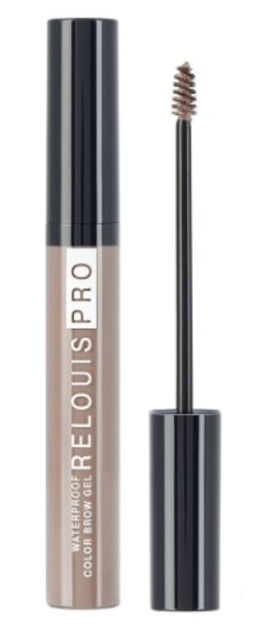 Гель для бровей водостойкий оттеночный Waterproof Color Brow Gel №02 Tаupe (темно серо-коричневый)