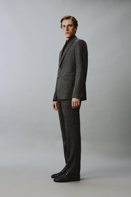 BLAZER TRAJE RELAXED FIT VISCOSA - LINO / Negro