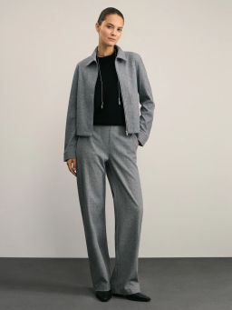 Прямые брюки с эластичным поясом / Zarina