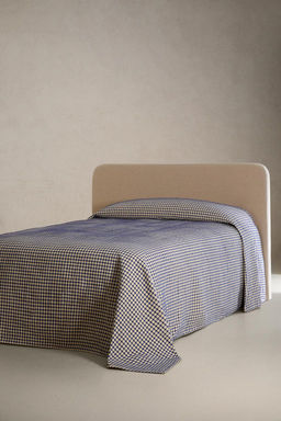 REVERSIBLE WAFFLE-KNIT COTTON BEDSPREAD X COLLAGERIE - Zara фото 2