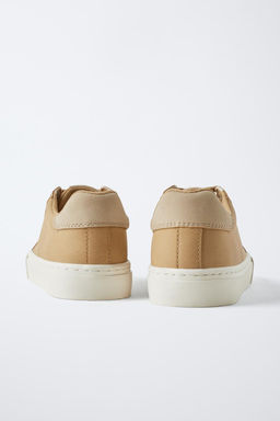 MINIMALIST LACE-UP SNEAKERS - Zara фото 4