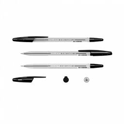 Цена за 24 шт. Набор из 4 ручек шариковых ErichKrause R-301 Stick Classic 1.0, цвет чернил: синий, черный, красный, зеленый (в пакете)