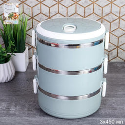 Цена за 1 шт. Ланч-бокс 3 предмета / FB-811 /уп 45/