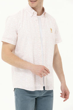 Мужская рубашка Camel с коротким рукавом - U.s. polo assn фото 13