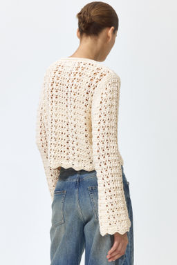Top efecto crochet con aplicaci?n - H&m фото 3