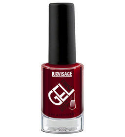 LuxVisage Лак для ногтей GEL finish тон 8 бордовый 9мл