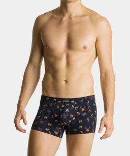 ATLANTIC 2MH-064 Трусы шорты Monkey - набор 2 шт. серый + темно-синий  фото 2