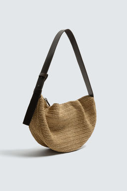 BOLSO DE HOMBRO TRENZADO / Blanco Crudo - Zara фото 6