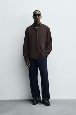 TEXTURED CHECK SHIRT