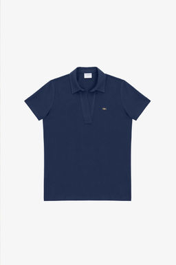 Kad_n Lacivert Polo Yaka Basic Ti__rt