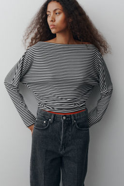 Top con escote barco - H&m фото 5