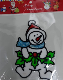 Наклейки новогодние СТ050 16см
