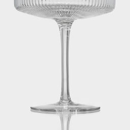 Бокал для шампанского Magistro «Орион», 300 мл, 10.5×14 см, стекло, с золотой отводкой, прозрачный