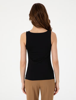 Siyah Extra Slim Fit Ti__rt