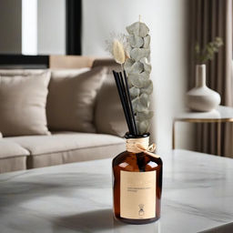 Набор для ароматизации помещений в тубусе: диффузор 230 мл, эфирное масло, белое цветение - Simaland фото 2