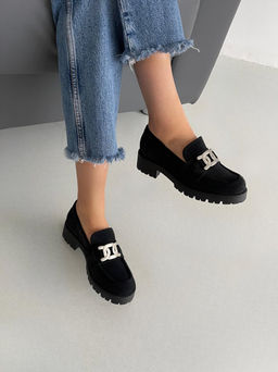 57103171052, Лоферы женские, ARGO Натуральная замша