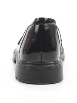 03-PDHL243-1 BLACK Лоферы женские (натуральная кожа)