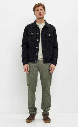 Куртка джинс P011-1336Rus black