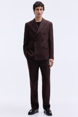 Regular Fit Wool-blend double-breasted jacket - H&m фото 9
