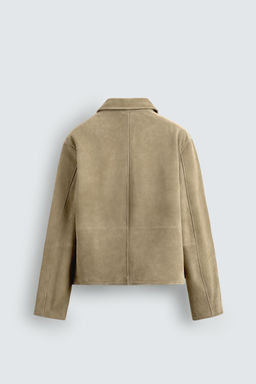 SUEDE LEATHER JACKET - Zara фото 8