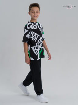 Костюм Daily men граффити бенеттон-черный - Sovalina фото 31