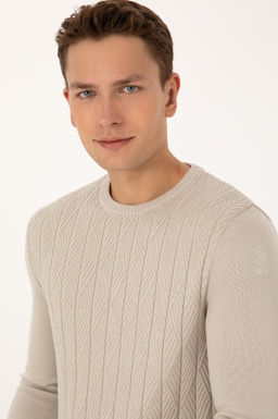 Erkek Slim Fit Bisiklet Yaka Ta_ Kazak - U.s. polo assn фото 2