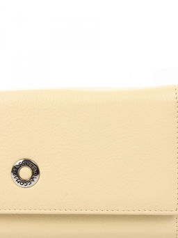 LACCOMA кошелек LA-1081-светло-желтый натуральная кожа