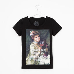 Футболка женская MIST «Вино», размер 40-42