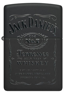 Подарочный набор Джек Дэниэлс | Jack Daniels®: зажигалка и кожаный чехол ZIPPO 48460