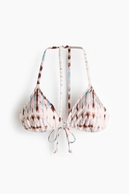 Top de bikini triangular con relleno