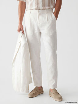 Regular Fit Erkek Pileli Pantolon