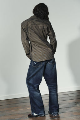 STRIPED POPLIN SHIRT - Zara фото 6