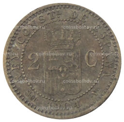 2 сентимо 1904 года Испания