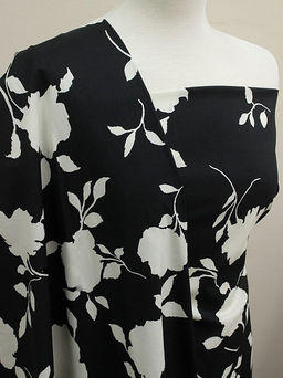 Перкаль Премиум (Digital) Искусство теней цв.черный, ш.1.45м, хлопок-100%, 95гр/м.кв - Купава фото 2