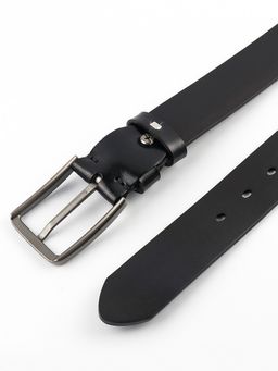 Мужской кожаный ремень Dierhoff ДРК 3054/3-40 Черный - Sergio valentini фото 8