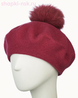 Берет фетр флис Помпон 115 Берет женский флис (58-59) - Tonak фото 43