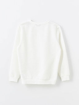 Bisiklet Yaka Uzun Kollu Erkek Sweatshirt - Waikiki фото 2