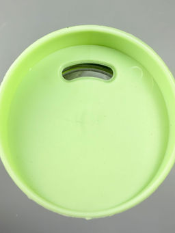 Набор банок 200мл 6шт с крышкой-дозатором поворотным НЕЖНО-МЯТНЫЙ для сып.прод. на дер.под.