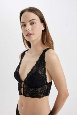 Влюбись в любовь Кружево со складками - Defacto фото 5