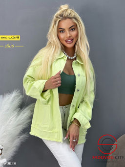 Джинсовая куртка женская