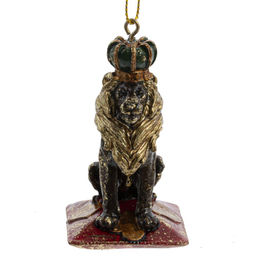 Фигурка декоративная подвесная "Лев", L4 W4 H8 см, 2в.